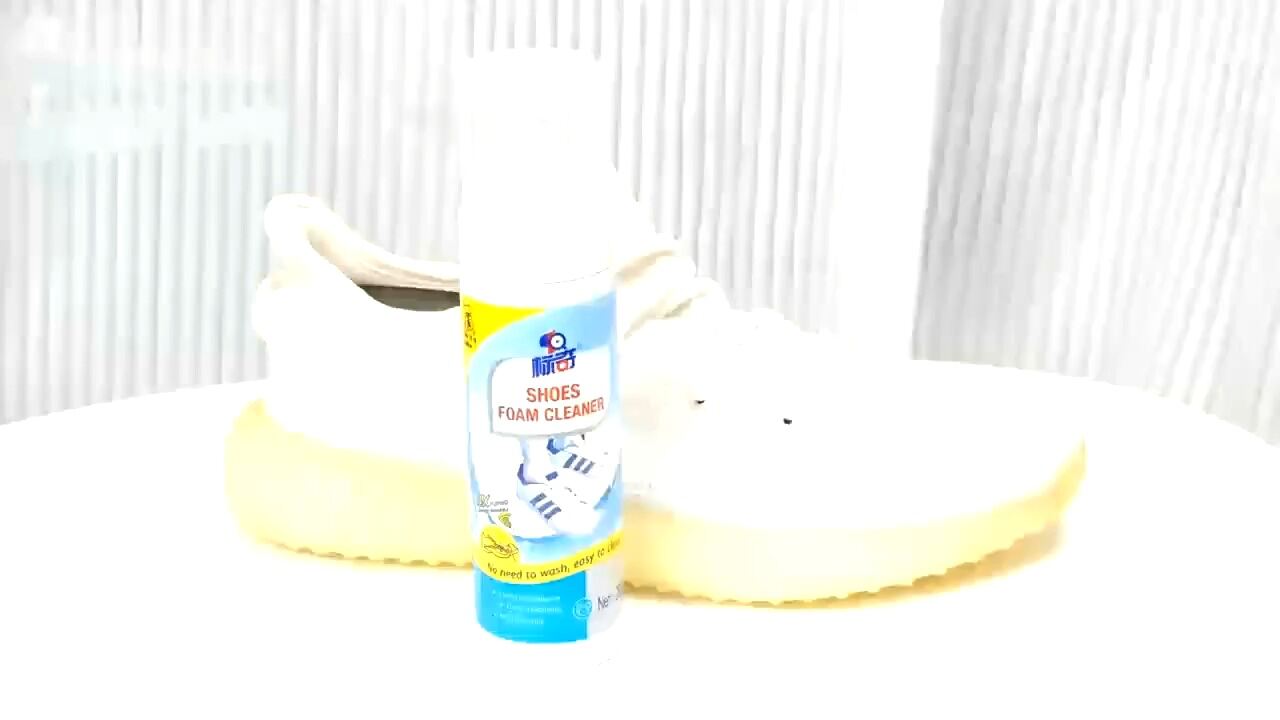 Picture of Biki 3X Power Shoes Foam Cleaner | Powerful Foam Shoe Cleaning Spray | Instant Spotless Shine Cleaner for Sneakers, Leather & White Shoes Multicolor