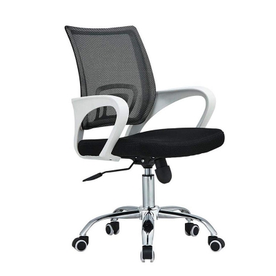 Picture of (JZ-OF61) classic white backrest n armrest mesh chair for home to work station Black