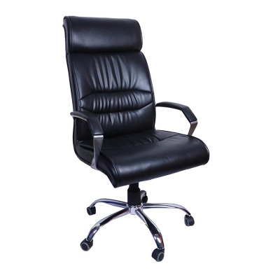 Picture of (JZ-OF76) Branch Manager High Back Chair for Bank n Insurance Black