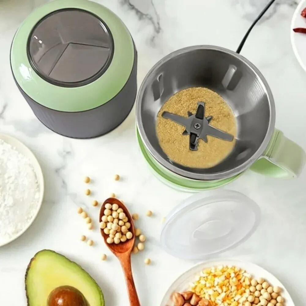 Picture of INIMA Multi-functional Stainless Steel Electric Mini Grinder 1500W | 12 Blade Powerful Motor Spice Grinder & Blender Machine | 750ml Capacity Multicolor