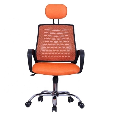 Picture of (JZ-OF-90) Executive chair with headrest for study and Teamwork Orange