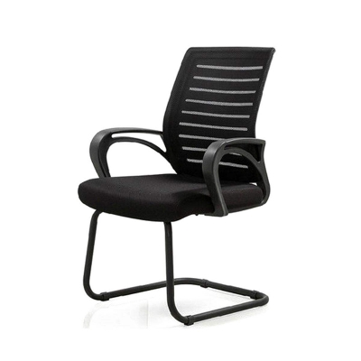 Picture of (JZ-OF-104) Executive low back visitor chair Black