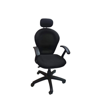 Picture of (JZ-OF-123) World cup shape design body curve chair for office to home Black