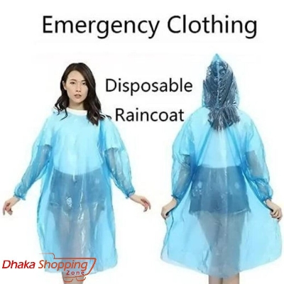 Picture of Pocket Size Rain Coat Card Waterproof Raincoat – Foldable Wallet Size Emergency Rain Wear for Men Women Unisex Travel Outdoor Use Multicolor