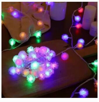Picture of Kodom Flower Balls Decorative Light String Multicolor LED Fairy Light for Room Decoration Wedding Party Home Festival Indoor Decorative Lighting Multicolor