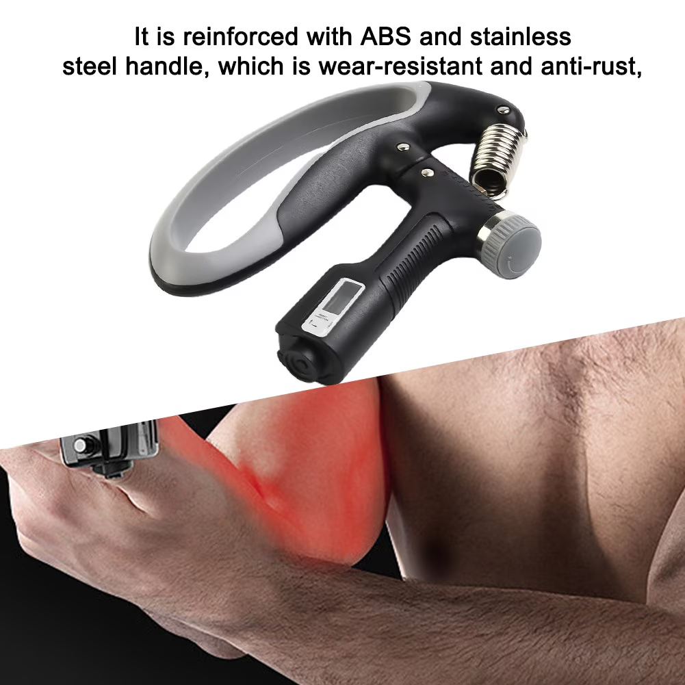 Picture of 6–60KG Adjustable Heavy Grip Hand Gripper | Gym Power Fitness Hand Exerciser for Wrist, Finger & Forearm Strength Training Multicolor