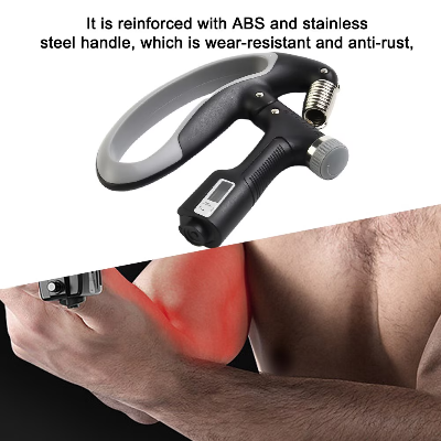 Picture of 6–60KG Adjustable Heavy Grip Hand Gripper | Gym Power Fitness Hand Exerciser for Wrist, Finger & Forearm Strength Training Multicolor