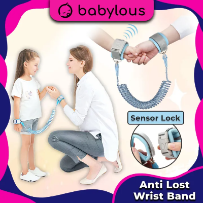 Picture of Adjustable Anti-Lost Wrist Link for Kids | Child Safety Wrist Strap with Lock & Elastic Coil Rope Multicolor