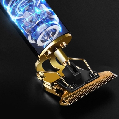 Picture of Vintage T9 Trimmer Hair Cutting Machine – Cordless Rechargeable Beard and Hair Trimmer with Precision Blade Professional Grooming Kit for Men 