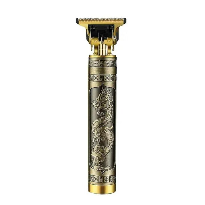 Picture of Vintage T9 Trimmer Hair Cutting Machine – Cordless Rechargeable Beard and Hair Trimmer with Precision Blade Professional Grooming Kit for Men 