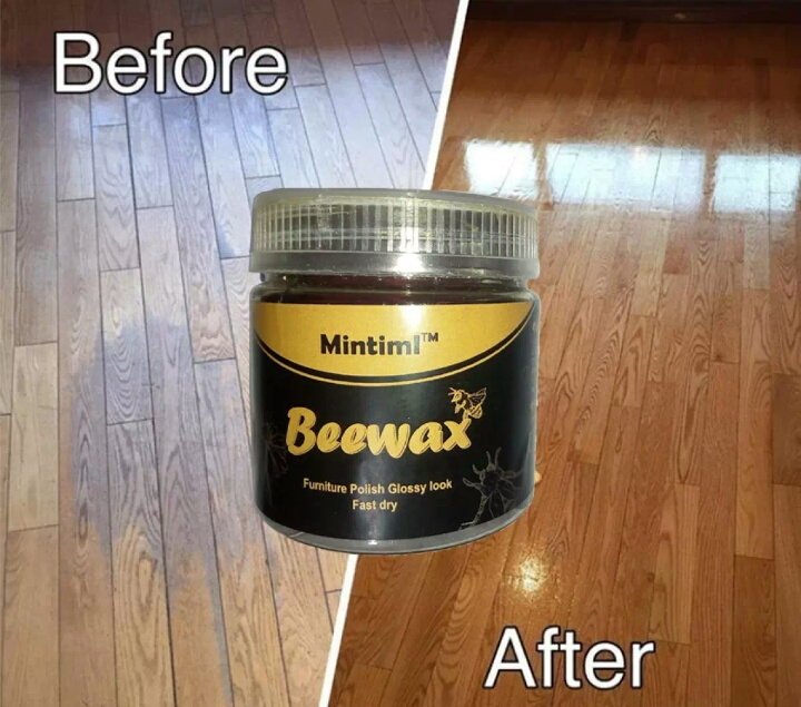 Picture of Beewax Wood Polish for Furniture & Leather Products | Natural Beeswax Wood Care & Protection Wax Multicolor