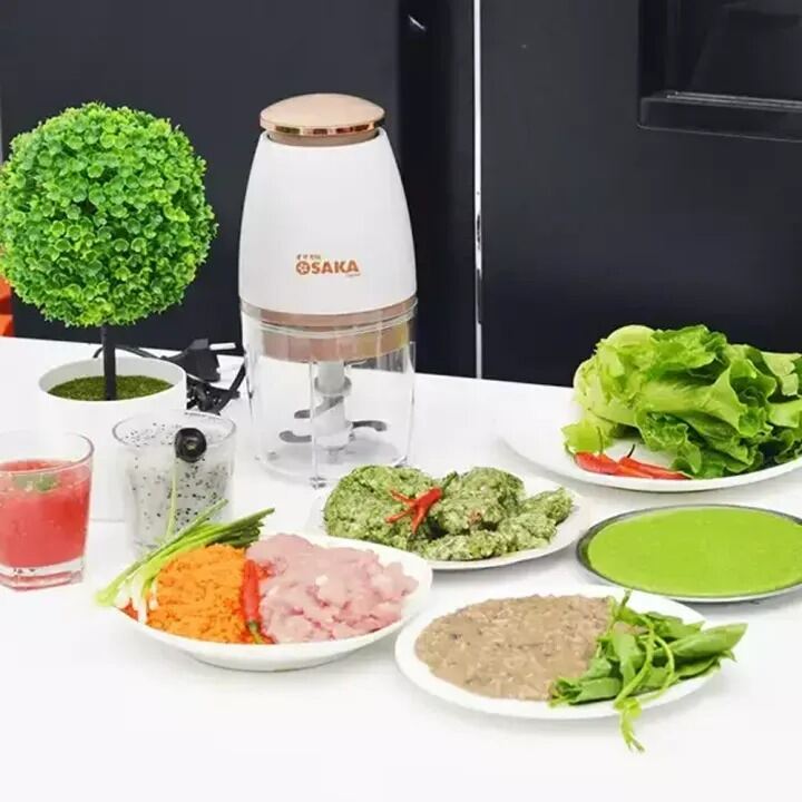 Picture of OSAKA Multi-Purpose Blender Japan Meat Grinder 750ml Bottom Grinder – Super Fast Fruit Blender Meat Mincer Spice Grinder Machine for Kitchen Home Use 