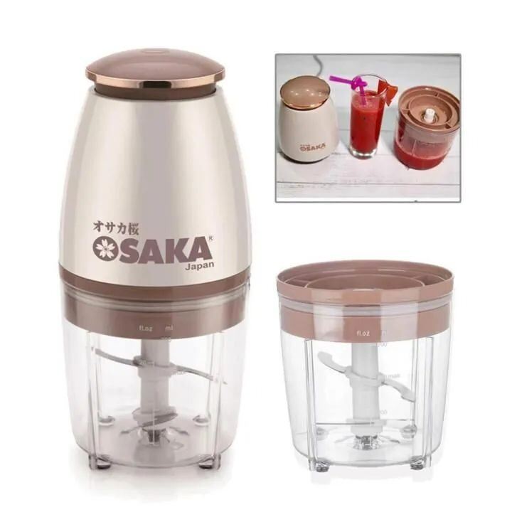 Picture of OSAKA Multi-Purpose Blender Japan Meat Grinder 750ml Bottom Grinder – Super Fast Fruit Blender Meat Mincer Spice Grinder Machine for Kitchen Home Use 