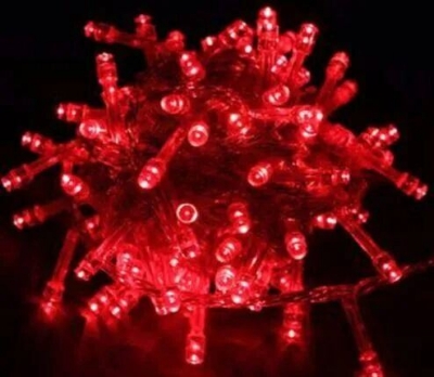Picture of Red Fairy Lights Waterproof Connectable Timer 8 Modes Plug In LED String Lights for Bedroom Outdoor Tree Indoor House Party Festival Decoration Red