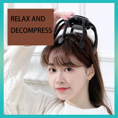 Picture of LM080 Electric Head Massager Rechargeable – Wireless Scalp Massager with USB Charging & 3 Massage Modes | Stress Relief, Relaxation, Deep Sleep & Head Massage Device Multicolor