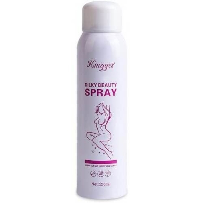 Picture of Kingyes Silky Beauty Hair Removal Spray 150ml – Fast Acting Gentle Hair Removal Spray for Smooth Soft Skin Care for Women and Men White