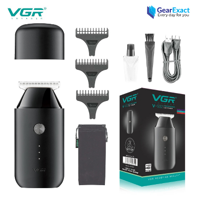 Picture of VGR V-932 Hair Clipper & Beard Trimmer for Men – Cordless Rechargeable Professional Trimmer with Type-C Fast Charging, Stainless Steel Blade & Travel Lock 