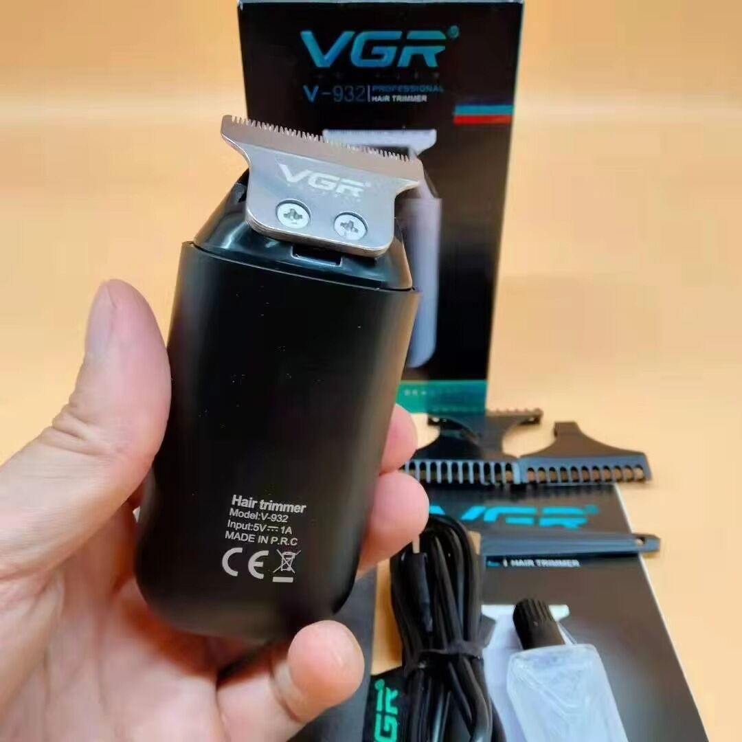 Picture of VGR V-932 Hair Clipper & Beard Trimmer for Men – Cordless Rechargeable Professional Trimmer with Type-C Fast Charging, Stainless Steel Blade & Travel Lock 