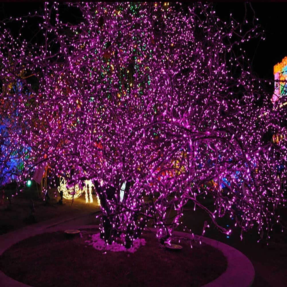 Picture of Pink Fairy Lights 33 Feet 8 Modes LED String Lights for Room Decoration Bedroom Curtain Wedding Party Indoor Outdoor Decorative Lighting Pink