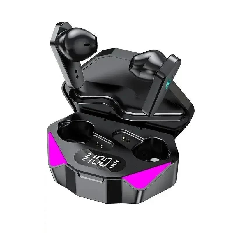 Picture of X15 TWS Wireless Bluetooth Earbuds – LED Display Gaming Headset with Mic | Noise Cancelling, HiFi Stereo Sound, Rechargeable Earphones for Android & iPhone Multicolor