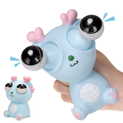 Picture of Eye Popping Dragon Stress Relief Toy | Funny Squeeze Dragon Fidget Toy for Stress Relief & Sensory Play 