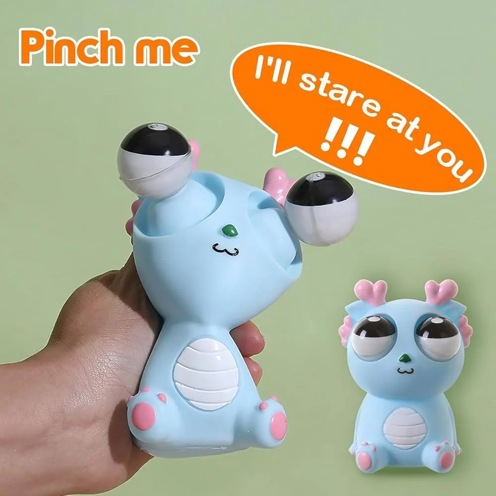 Picture of Eye Popping Dragon Stress Relief Toy | Funny Squeeze Dragon Fidget Toy for Stress Relief & Sensory Play 