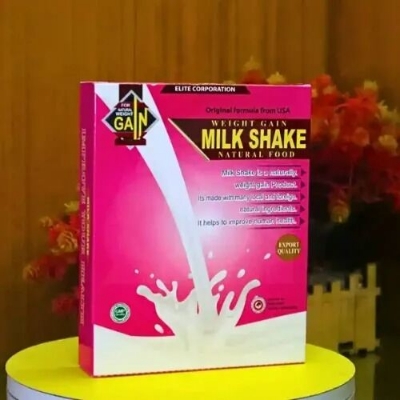 Picture of Health Gain Milk Shake Natural Food Nutritional Drink Mix for Daily Energy Boost and Healthy Weight Gain Support by Pure Mall Instant Health Supplement Powder for Adults 