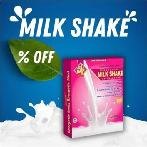 Picture of Health Gain Milk Shake Natural Food Nutritional Drink Mix for Daily Energy Boost and Healthy Weight Gain Support by Pure Mall Instant Health Supplement Powder for Adults 