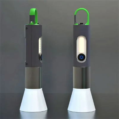 Picture of Digital Thunder Torch Pro Zoom Light | USB-C Rechargeable High Power LED Flashlight Multicolor