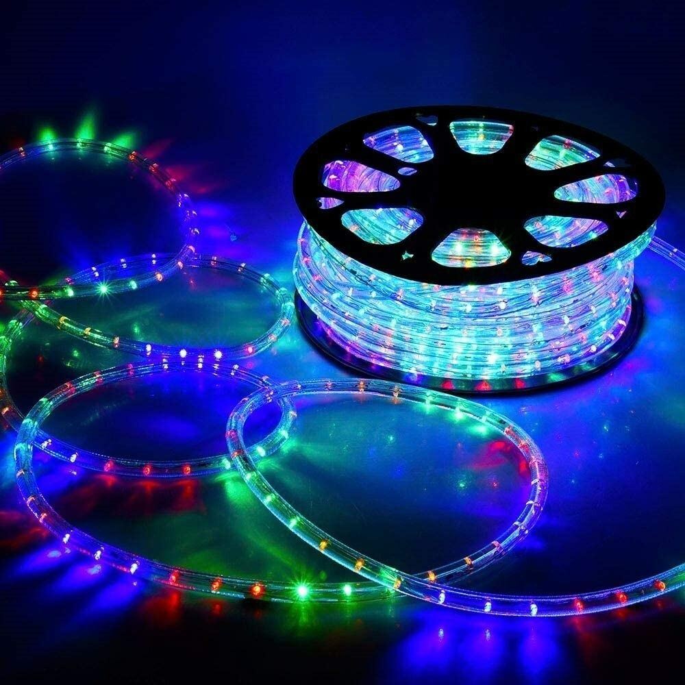 Picture of Waterproof RGB LED Strip Light with Remote Control Color Changing Flexible Fita LED Light for Room TV Ceiling Car Party Home Decoration Ambient Lighting Strip Lights Multicolor