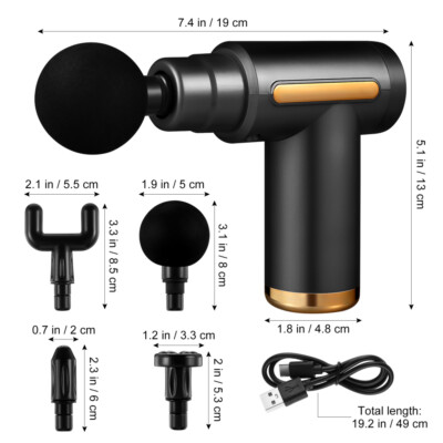 Picture of Powerful Handheld Massage Gun | Deep Tissue Muscle Massager for Full Body Relaxation & Recovery Multicolor