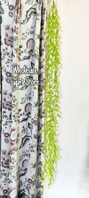 Picture of Artificial Corner Leaf Set 5 in 1 Decorative Fake Green Leaves for Wall Corner Decoration – Hanging Vine Leaf Set for Home Room Office Party Event Decor Green
