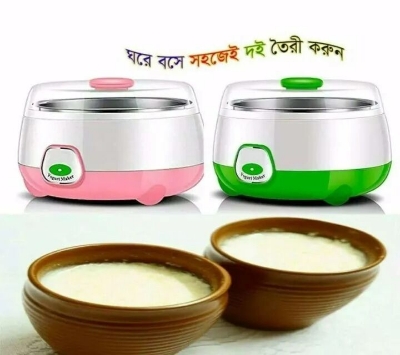 Picture of Automatic Yogurt Maker Doi Maker Stainless Steel Electric Yogurt Machine for Homemade Doi and Curd – One Touch Healthy Fermentation Maker for Kitchen Use Multicolor