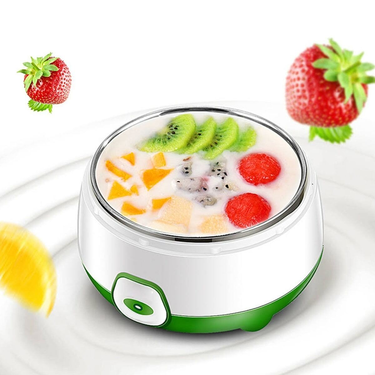 Picture of Automatic Yogurt Maker Doi Maker Stainless Steel Electric Yogurt Machine for Homemade Doi and Curd – One Touch Healthy Fermentation Maker for Kitchen Use Multicolor