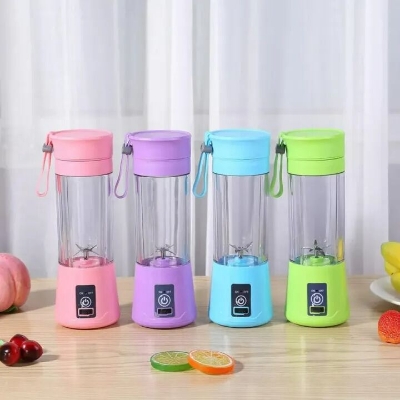 Picture of Sparkon Mini USB Rechargeable Portable Electric Fruit Juicer Blender – Smoothie Maker Juice Maker Machine for Travel Office Home Fitness and Daily Use Multicolor
