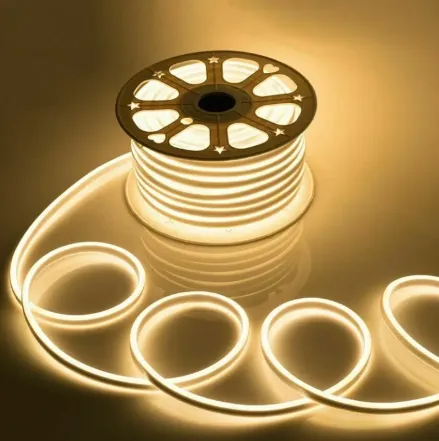 Picture of GearUP NEON LED Strip Light 5 Meter White Color Waterproof IP65 Flexible Neon Rope Light 12V LED Light Strip Room Decoration Home Decor Wall Lighting Shop Sign Board Outdoor Indoor Light White