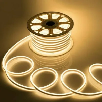 Picture of GearUP NEON LED Strip Light 5 Meter White Color Waterproof IP65 Flexible Neon Rope Light 12V LED Light Strip Room Decoration Home Decor Wall Lighting Shop Sign Board Outdoor Indoor Light White