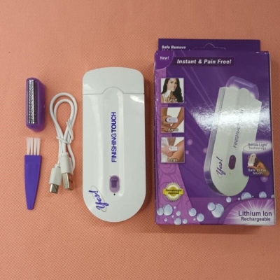 Picture of Yes Finishing Touch Hair Remover – Painless Rechargeable Facial and Body Trimmer Electric Hair Remover Shaver for Women and Men Multicolor