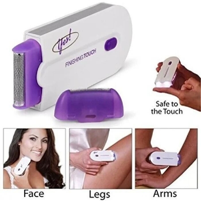 Picture of Yes Finishing Touch Hair Remover – Painless Rechargeable Facial and Body Trimmer Electric Hair Remover Shaver for Women and Men Multicolor