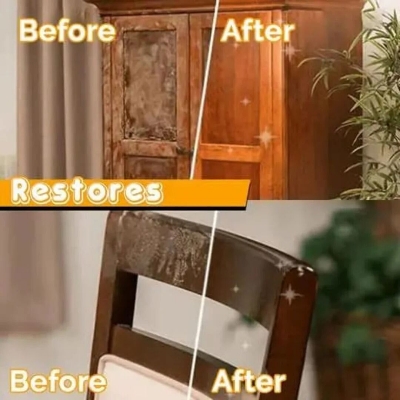 Picture of Premium Natural Beeswax Wood Polish – High Quality Furniture Wax for Restoring Shine, Protecting Wooden Furniture, Partex, Rattan & Wood Surface Care 