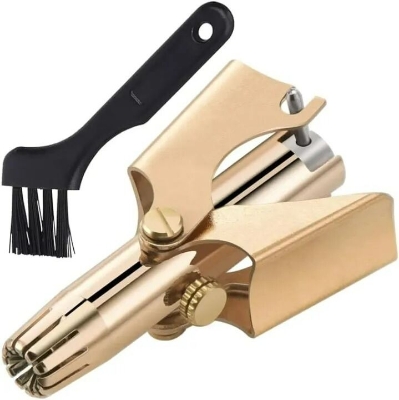 Picture of Mini Manual Nose Hair Trimmer for Men – Stainless Steel Precision Nose and Ear Hair Clipper Portable Painless Grooming Tool for Daily Personal Care 