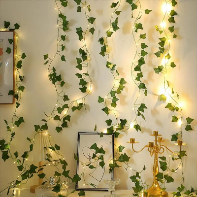 Picture of 7 Feet Cell Operated Rainbow Fairy Lights – 20 LED Decorative Copper Wire Light for Home, Party & Events Gold