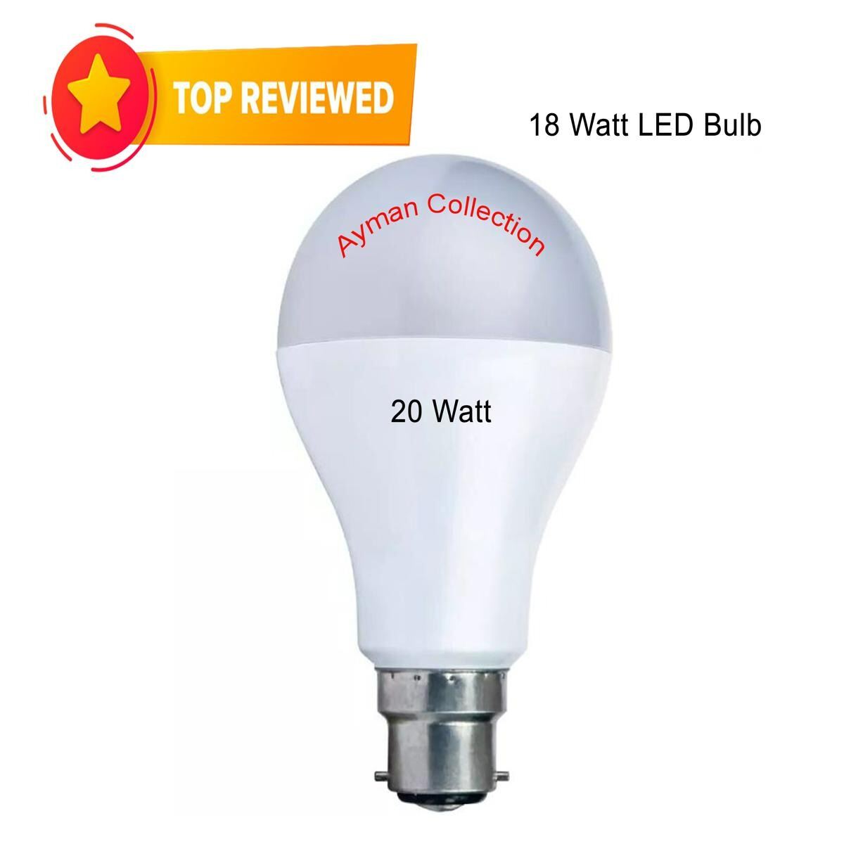 Picture of Solar LED Bulb 20W DC 12V E22 Pin Holder – High Brightness Energy Saving LED Light for Solar System, Bedroom, Garden, Outdoor & DIY Lighting White