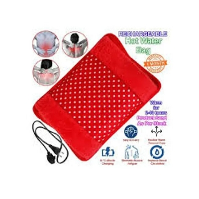 Picture of Electric Hot Water Bag Pain Reliever Multicolour – Rechargeable Heating Pad Portable Warm Compress Bag for Back Neck Stomach Comfort and Daily Use Multicolor