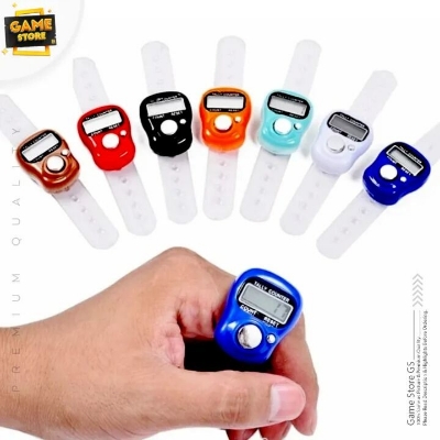 Picture of Digital Electronic LCD Tasbih Finger Tally Counter – Portable Islamic Zikr Counter Ring with LCD Display Hand Click Counter for Muslim Prayer 