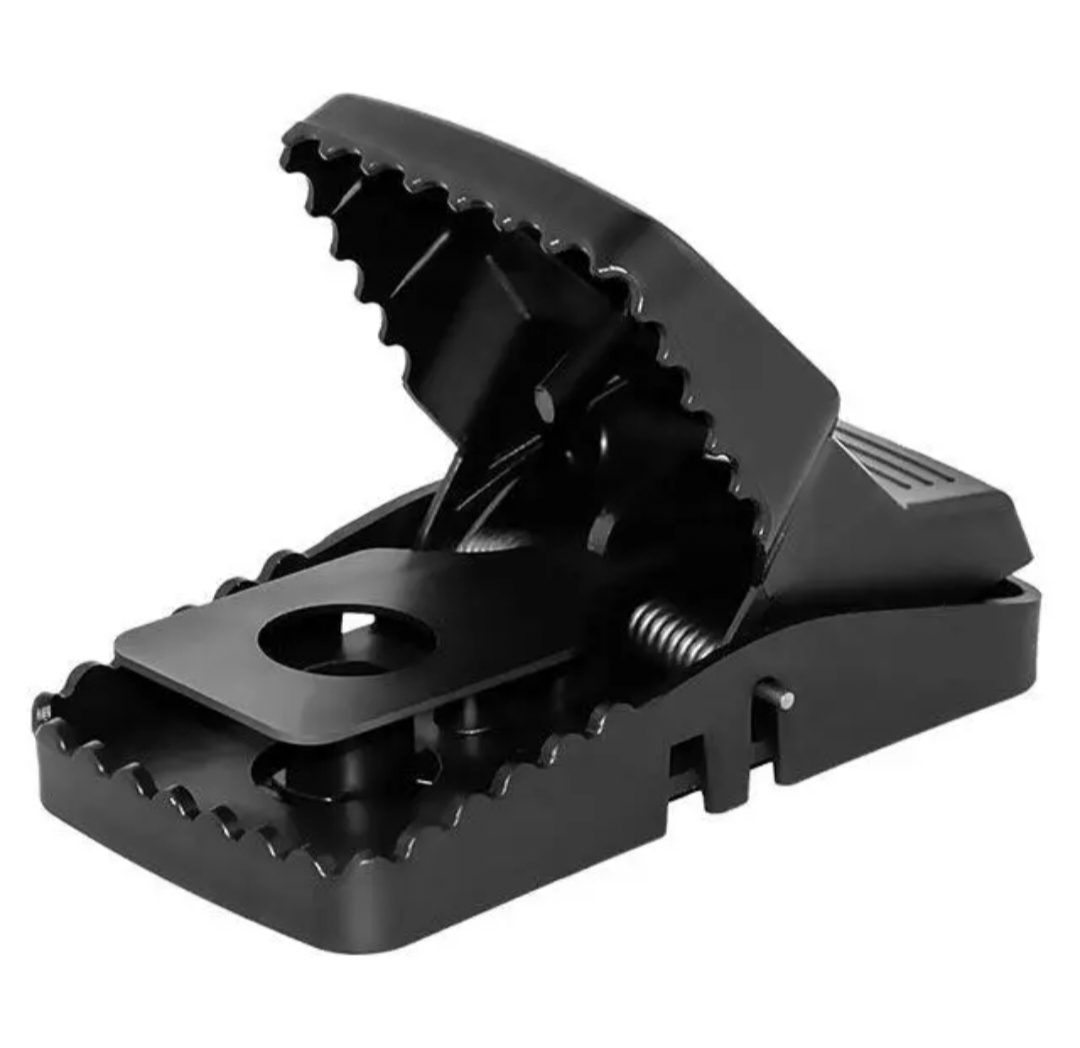 Picture of Rat Trap Plastic Mouse Catcher | Reusable Heavy Duty Mouse & Rat Trap for Home, Office & Warehouse Black