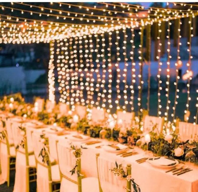 Picture of 8 Modes Fairy String Lights for Room Decoration – Decorative LED Fairy Lights for Wedding Party Family Patio Lawn Bedroom Home Festival Decor Gold