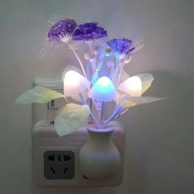 Picture of Honeymoon Moon Light Bedroom Mushroom Lamp – Automatic Sensor Color Changing LED Night Light Table Lamp for Bedroom Home Decor Multicolor