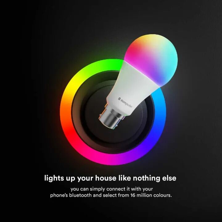 Picture of 7 Color Decorative Night Light RGB Colour Changing LED Bulb 9W – Multicolor LED Night Lamp for Home, Bedroom, Party, Festival & Decorative Lighting Multicolor