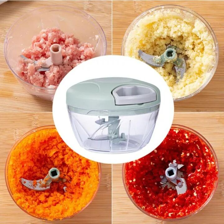 Picture of Manual Fruit Vegetable Chopper Hand Pull String Food Cutter Heavy Duty Onion Nuts Meat Grinder Mincer Blender Shredder Mixer Kitchen Tool 